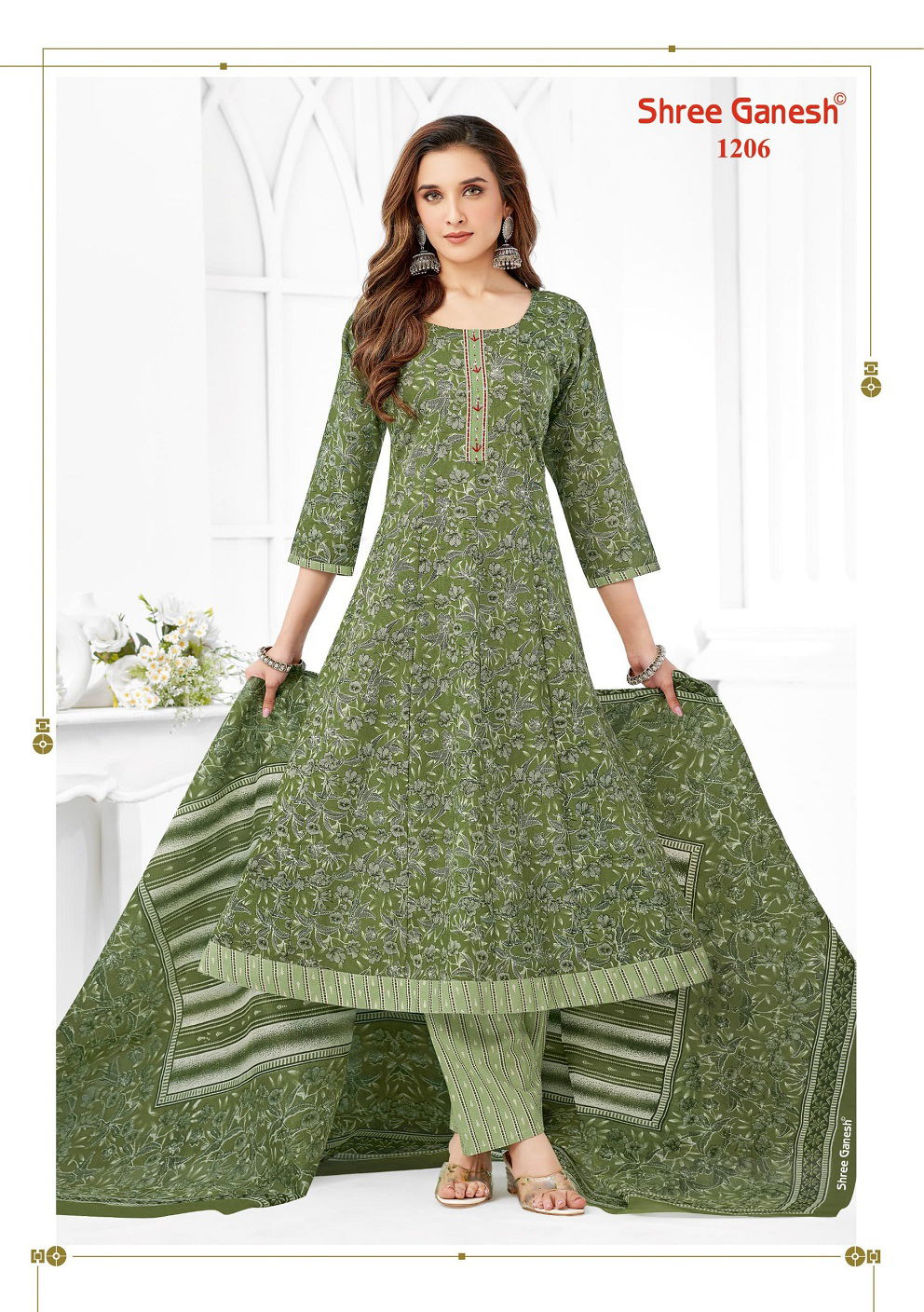 Zeenat Vol 2 By Shree Ganesh Cotton Anarkali Readymade Suits Wholesale